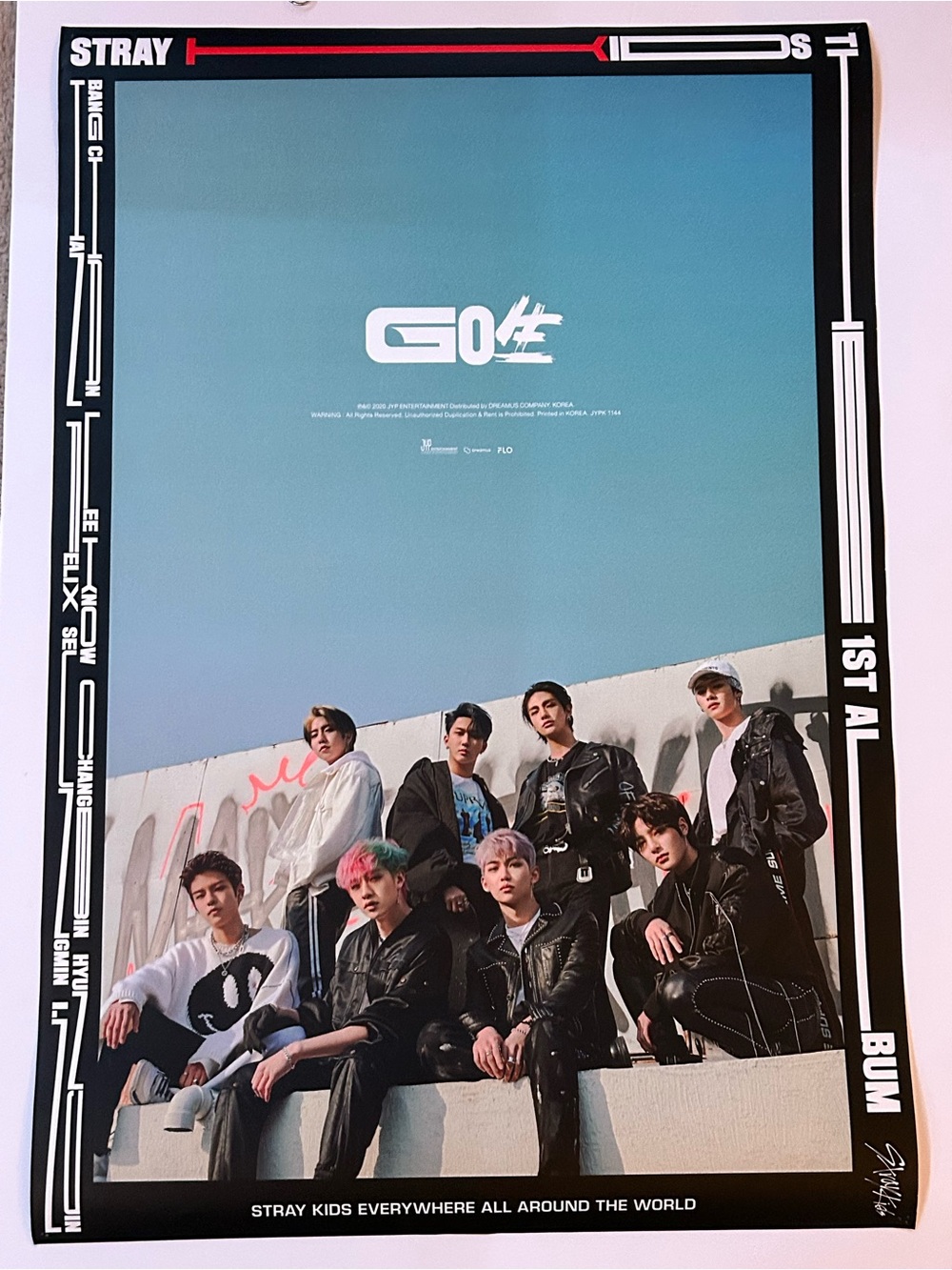 Stray Kids Go Live Limited Edition Poster